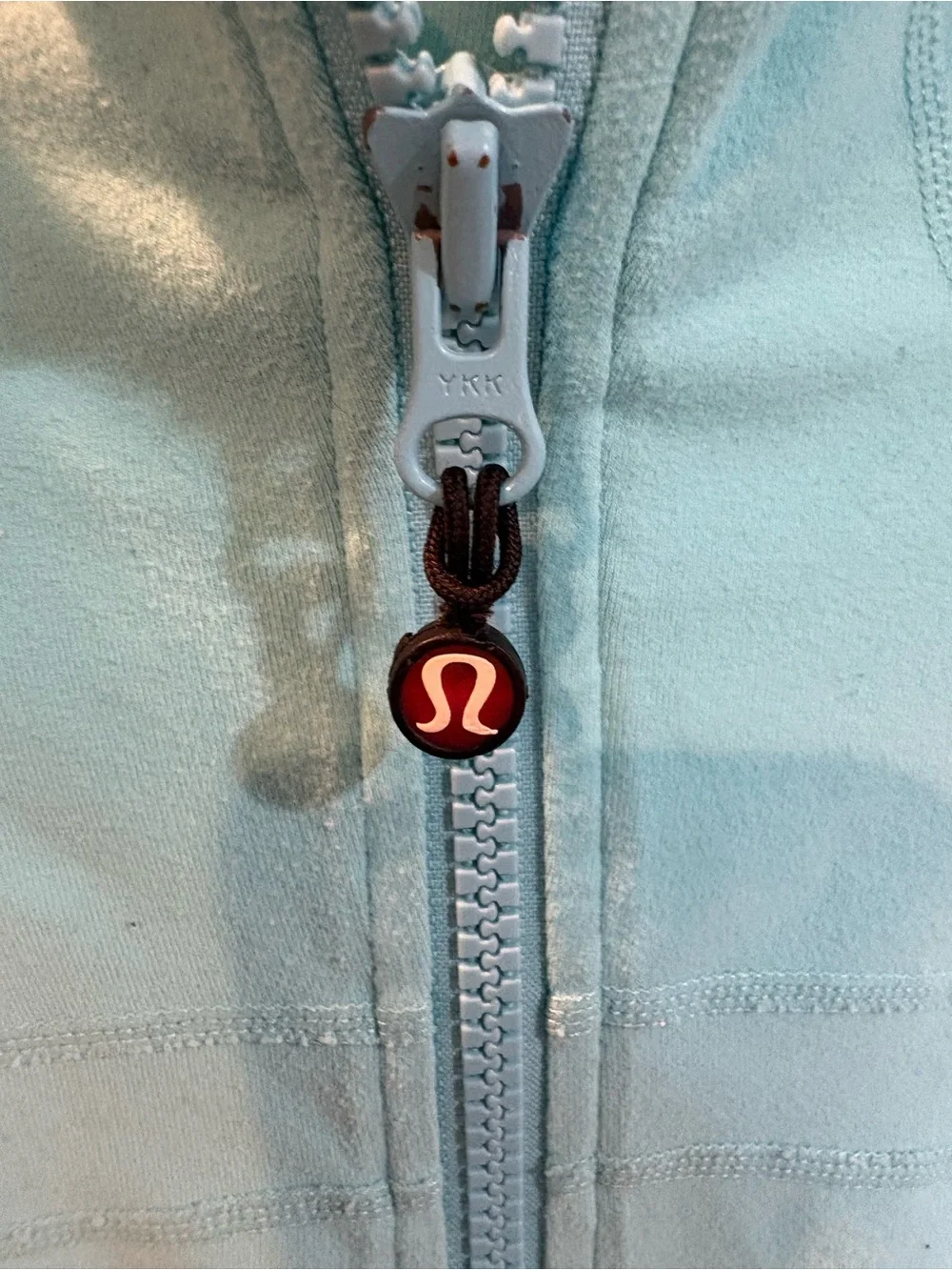 lululemon athletica Light Aqua Full-Zip Jacket